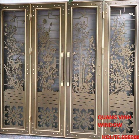 cổng sắt 4 cánh đà nẵng